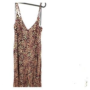 Leopard print jumpsuit